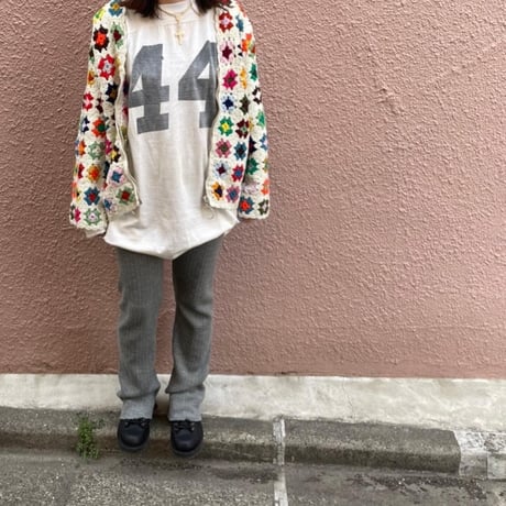 "Women's" Crochet knit Granny Square Zip Cardigan