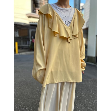 ～90's Natural Resources Frill Blouse
