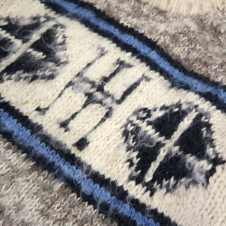 80's～ MANDALA Wool Sweater Mサイズ NEPAL製