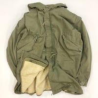 50's US ARMY M-51 "with Liner" Fishtail Parka (fits S)