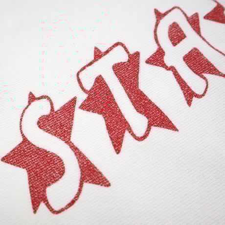 80's CHAMPION RW SWEAT "SUPER STAR" "内縫い" 両面 プリント Lサイズ USA製