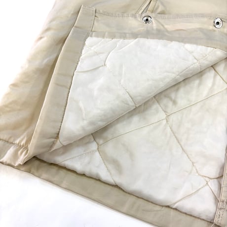 90's～ unknown "ASH" "Quilting Lined" Nylon Staff Jacket