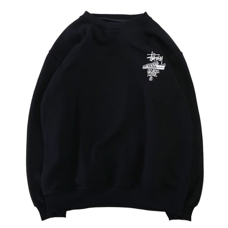 90's～ OLD STUSSY "OLD SKOOL" Sweat Lサイズ USA製