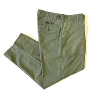 60's US ARMY "Side Adjuster" "Baker Pants" Utility Trousers Large