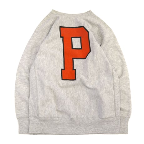 90's CHAMPION RW SWEAT "PRINCETON" 両面 染み込み プリント XLサイズ USA製