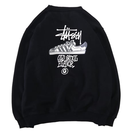 90's～ OLD STUSSY "OLD SKOOL" Sweat Lサイズ USA製