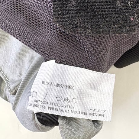 00's Patagonia Half Mass Bag "Charcoal"