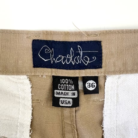 "Rare" 90's Chocolate Skateboards "Rip Stop" Cargo Short Pants W36 USA製