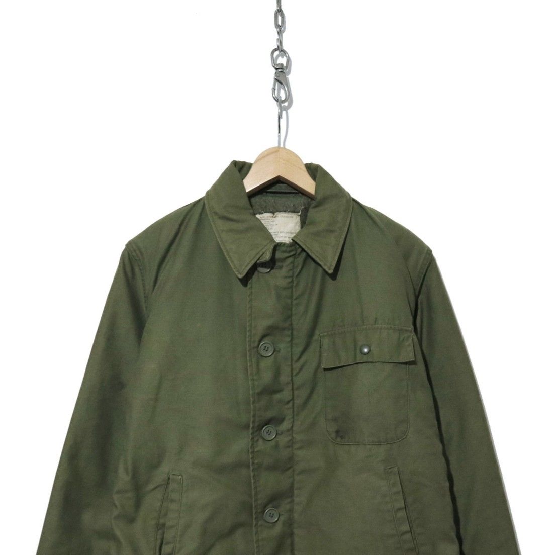 70's US NAVY A-2 デッキジャケット バックステンシル MEDIUM | Daniel