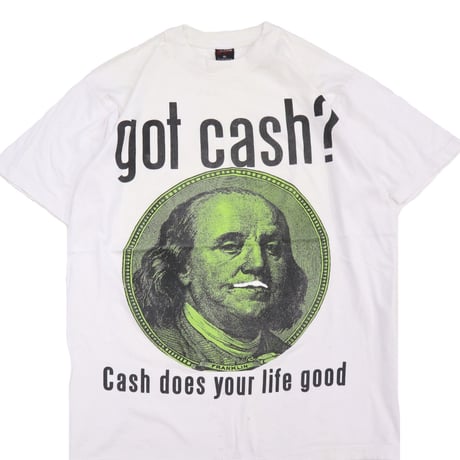 90'～00's "Benjamin Franklin" 大判 プリント Tシャツ XLサイズ