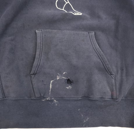 80's CHAMPION RW SWEAT PARKA "Wingfoot" "単色ハトメ" Navy XLサイズ USA製