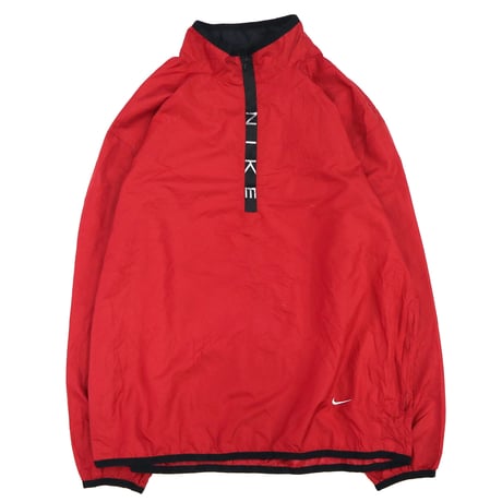 90's NIKE "Zip Logo" Nylon Pull Over Jacket Lサイズ