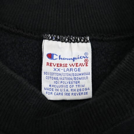 90's CHAMPION RW SWEAT "SIXERS" "Black" XXLサイズ USA製