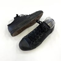 90's Converse All Star "Black Leather" US7 USA製