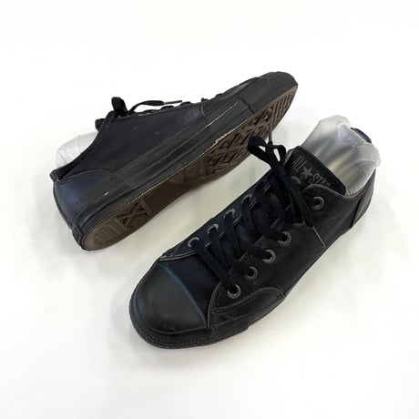 90's Converse All Star "Black Leather" US7 USA製