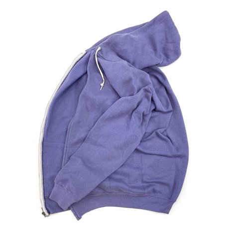70's〜80's Tultex Solid Full Zip Sweat Parka Lサイズ USA製