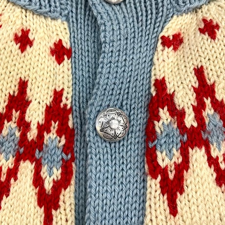 70's～80's unknown "Snow Pattern" Wool Sweater NORWAY製