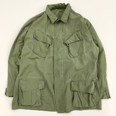 "Rare Size" 60's US ARMY Jungle Fatigue 3rd "Non Rip" Jacket (fits XL Short)