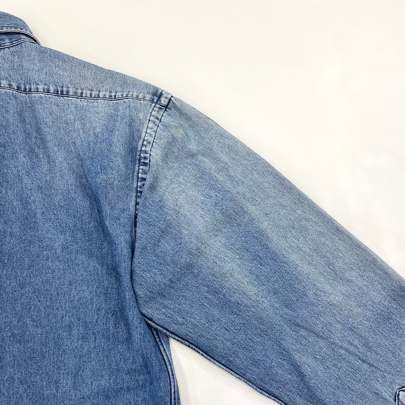90s ラルフローレン\" BLAIRE デニムシャツ 長袖 インディゴ Mサイズ Ralph Lauren - 90sRalphLaurenラルフローレン半袖bdデニム