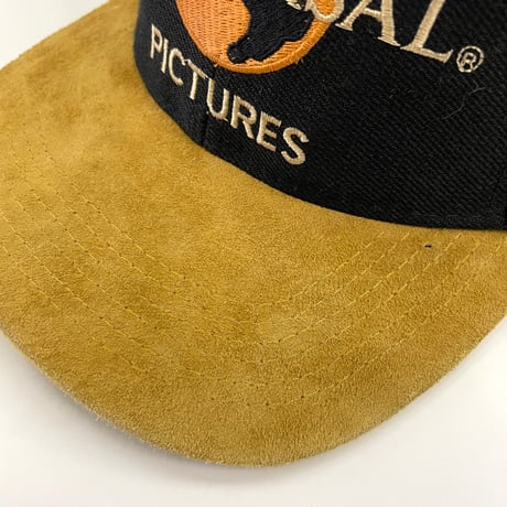 NOS 90's Universal Pictures "Suede Brim" 6-Panel Cap