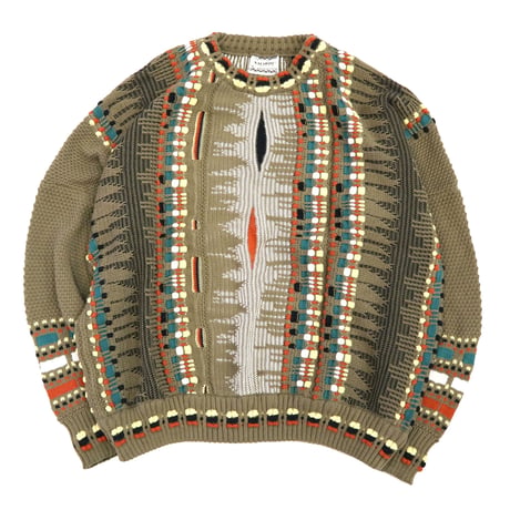 90's KALAROO "3D" Cotton Knit Sweater XLサイズ AUSTRALIA製