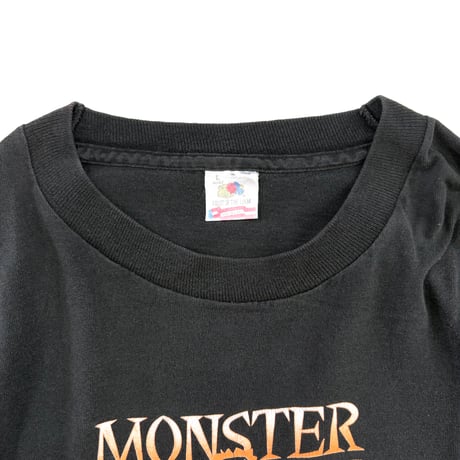 90's Fruit of the loom "Franken" "両面" LS Tシャツ Lサイズ USA製