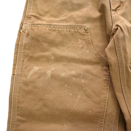 00's Carhartt "Double Knee" Duck Painter Pants USA製 Beige ①