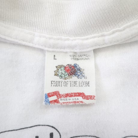 80's Fruit of the loom "New Bohemians" "両面" Tシャツ USA製 Lサイズ