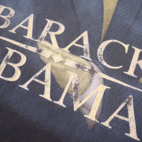 00's "Barack Obama" 両面 プリント Tシャツ XLサイズ