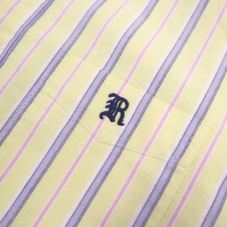 00's Ralph Lauren "RUGBY" Oxford Stripe BD Shirt Lサイズ