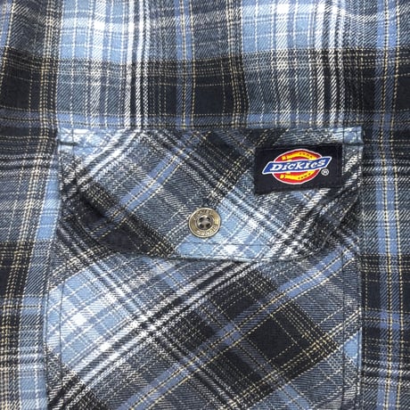 ～00's Dickies "Quilting Lined" F/Z Flannel Shirt Parka Lサイズ