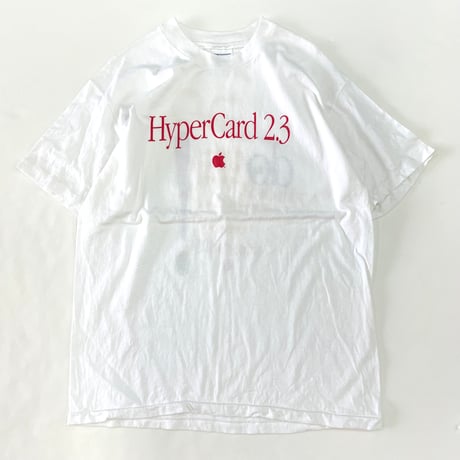 NOS ～90's Hanes APPLE "do your own thing!" 両面 プリント Tシャツ Lサイズ USA製