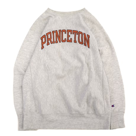 90's CHAMPION RW SWEAT "PRINCETON" 両面 染み込み プリント XLサイズ USA製
