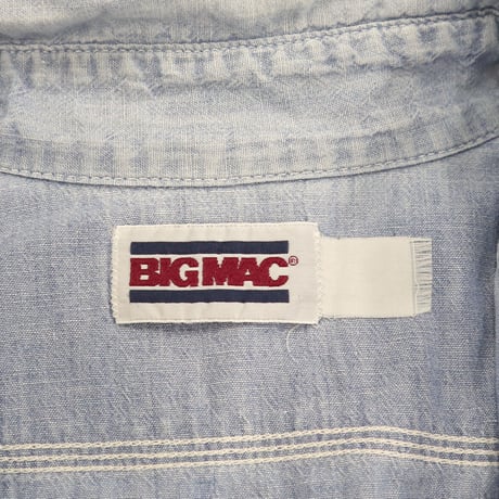 80's BIG MAC Chambray Shirt L～XLサイズ相当