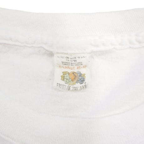 80's Fruit of the loom "Hand Paint" Tシャツ XLサイズ USA製