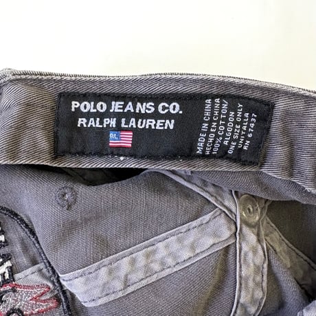 90's Polo Jeans "Wingfoot Patch" Cotton 6-panel Cap