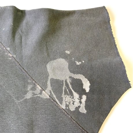 "Big Size" "Good Fade" 60's～ unknown "Rams Madison" Cut Off Flocky Sweat
