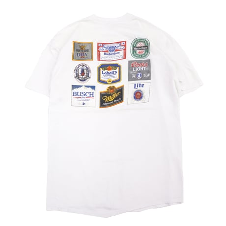 ～90's Stedman "BEER" 両面 プリント Tシャツ  XLサイズ USA製