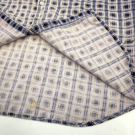 "junk boro" ～80's HADELL Print Flannel Shirt Lサイズ