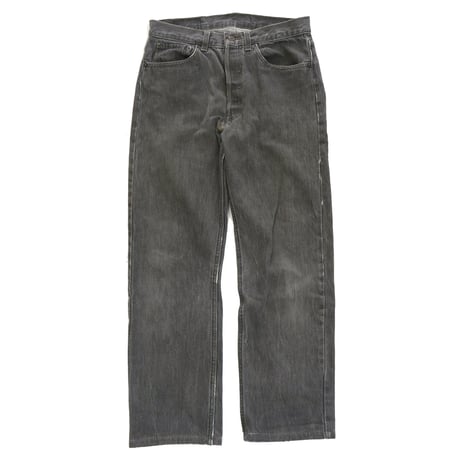 80's Levi's 501 "先染め" "スミ黒" Black Denim Pants W31 USA製