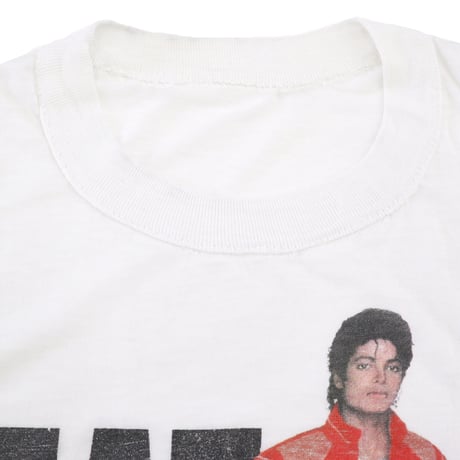 80's Michael Jackson "BEAT IT" ノースリーブ プリント Tシャツ