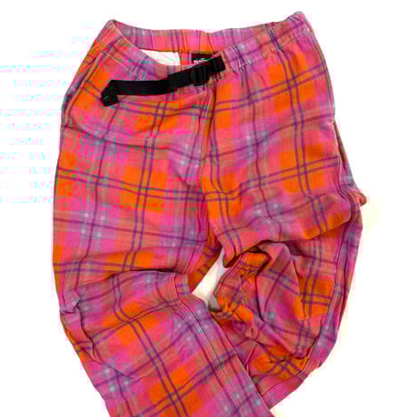 Wild Things Tartan Check Flannel Easy Pants Mサイズ