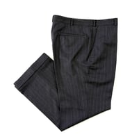 unknown 1tuck Wool Pin Stripe Slacks (fits W33)