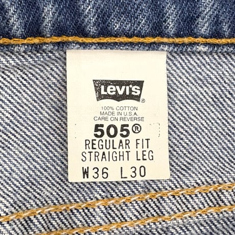 90's Levi's 505 Denim Pants W36 USA製