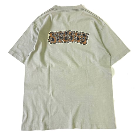 "Good Color" 80's～90's OLD STUSSY 黒タグ Tシャツ Mサイズ USA製