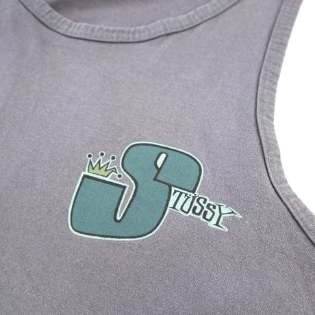 80's～90's OLD STUSSY 黒タグ Tank Top USA製