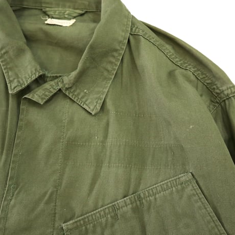 60's US ARMY "Non Rip" "3rd" Jungle Fatigue Jacket Small Regular