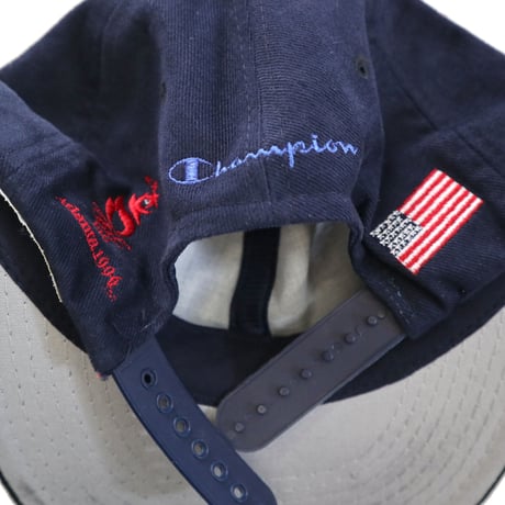 Deadstock 90's CHAMPION "Atlanta1996" 6-panel Cap