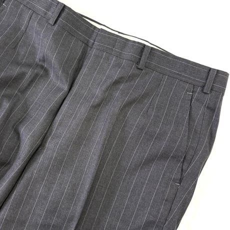 unknown 1tuck Wool Pin Stripe Slacks (fits W33)