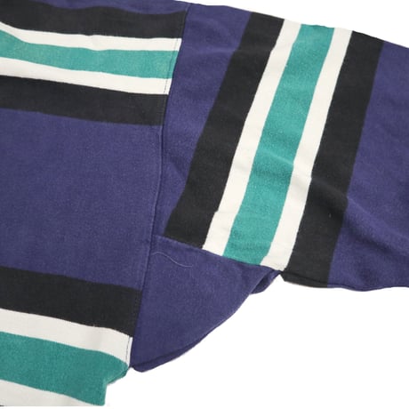 80's～90's Eddie Bauer "Wide Border" LS Tee Lサイズ